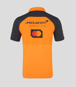 McLaren F1 Men's 2025 Team Polo Shirt Orange