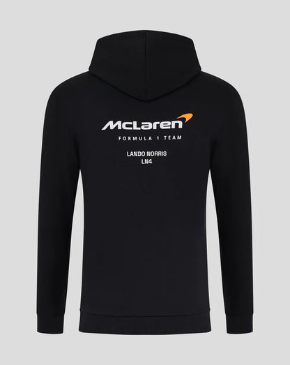 McLaren F1 Men's Lando Norris Driver Hooded Sweatshirt Black