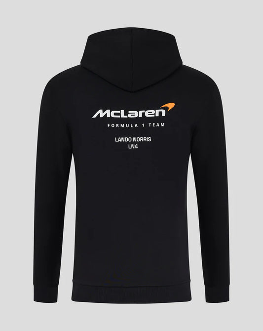 McLaren F1 Men's Lando Norris Driver Hooded Sweatshirt Black