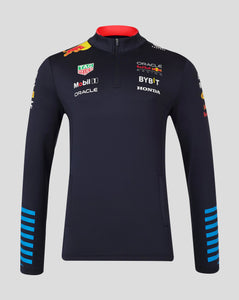 Red Bull Racing F1 2024 Team 1/4 Zip Mid Layer Navy