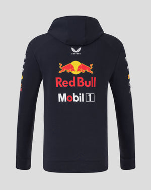 Red Bull Racing F1 2025 Team Full Zip Hooded Sweatshirt Navy