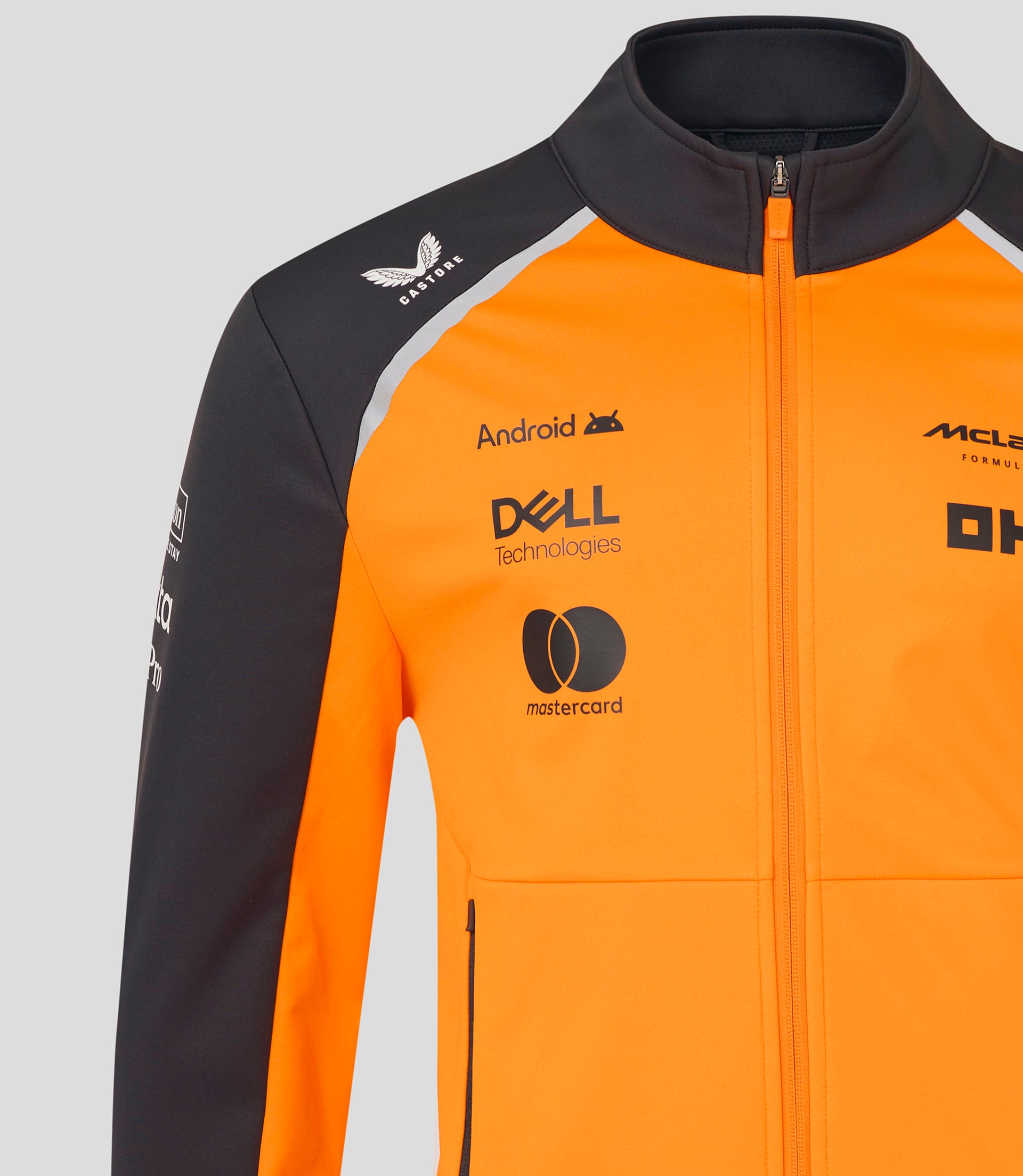 McLaren F1 Men's 2025 Team Softshell Jacket Orange