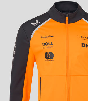 McLaren F1 Men's 2025 Team Softshell Jacket Orange