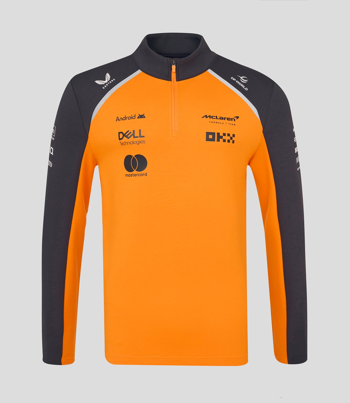 McLaren F1 Men's Team 1/4 Midlayer Sweatshirt Orange