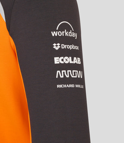 McLaren F1 Men's Team 1/4 Midlayer Sweatshirt Orange