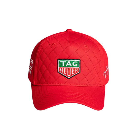 Ayrton Senna F1 x Tag Heuer Quilted Race Hat Red