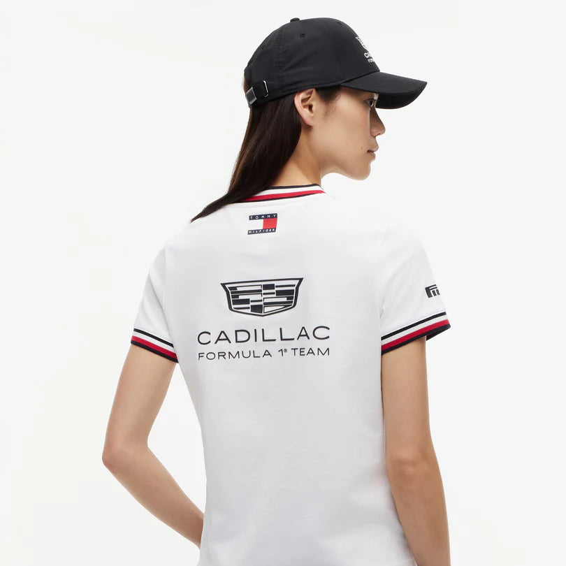 Cadillac F1 Racing 2026 Women's Team T-Shirt White