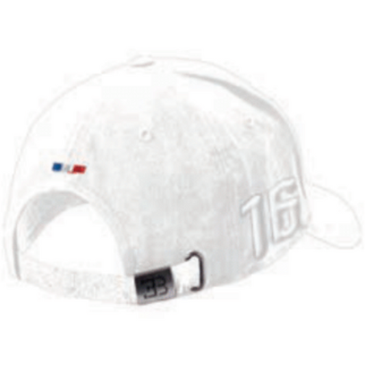 Bugatti Collection EB White Hat - Embroidered White Logo