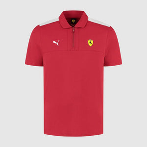 Scuderia Ferrari F1 Men's Polo Shirt Dark Red