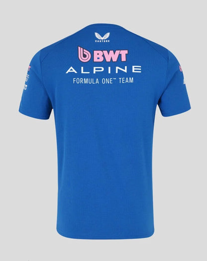 Alpine Racing F1 2026 Men's Team Set Up T-Shirt Blue