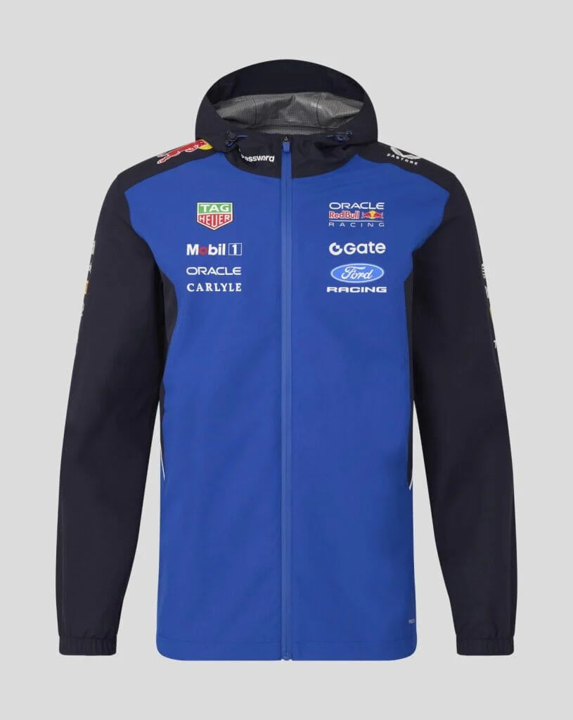 Red Bull Racing F1 2026 Team Rain Jacket Blue