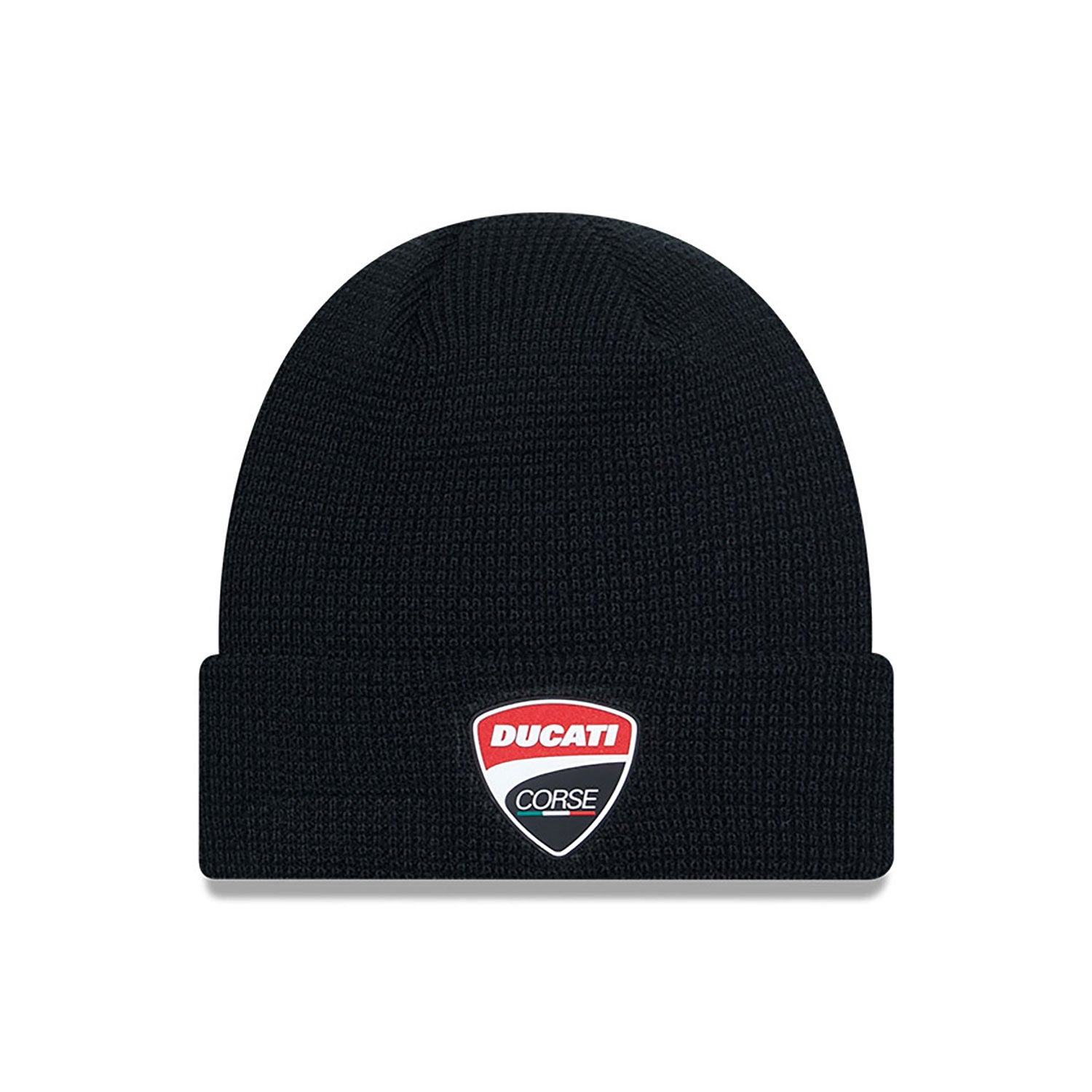 Ducati Motorsport Logo Cuff Knit Beanie Hat Black