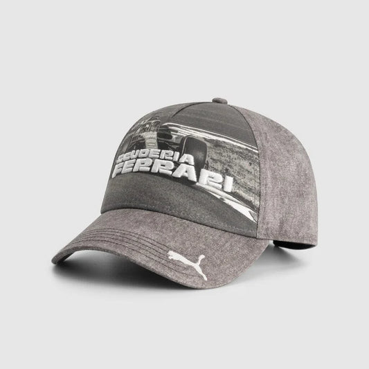 Scuderia Ferrari F1 Graphic Car Hat Gray
