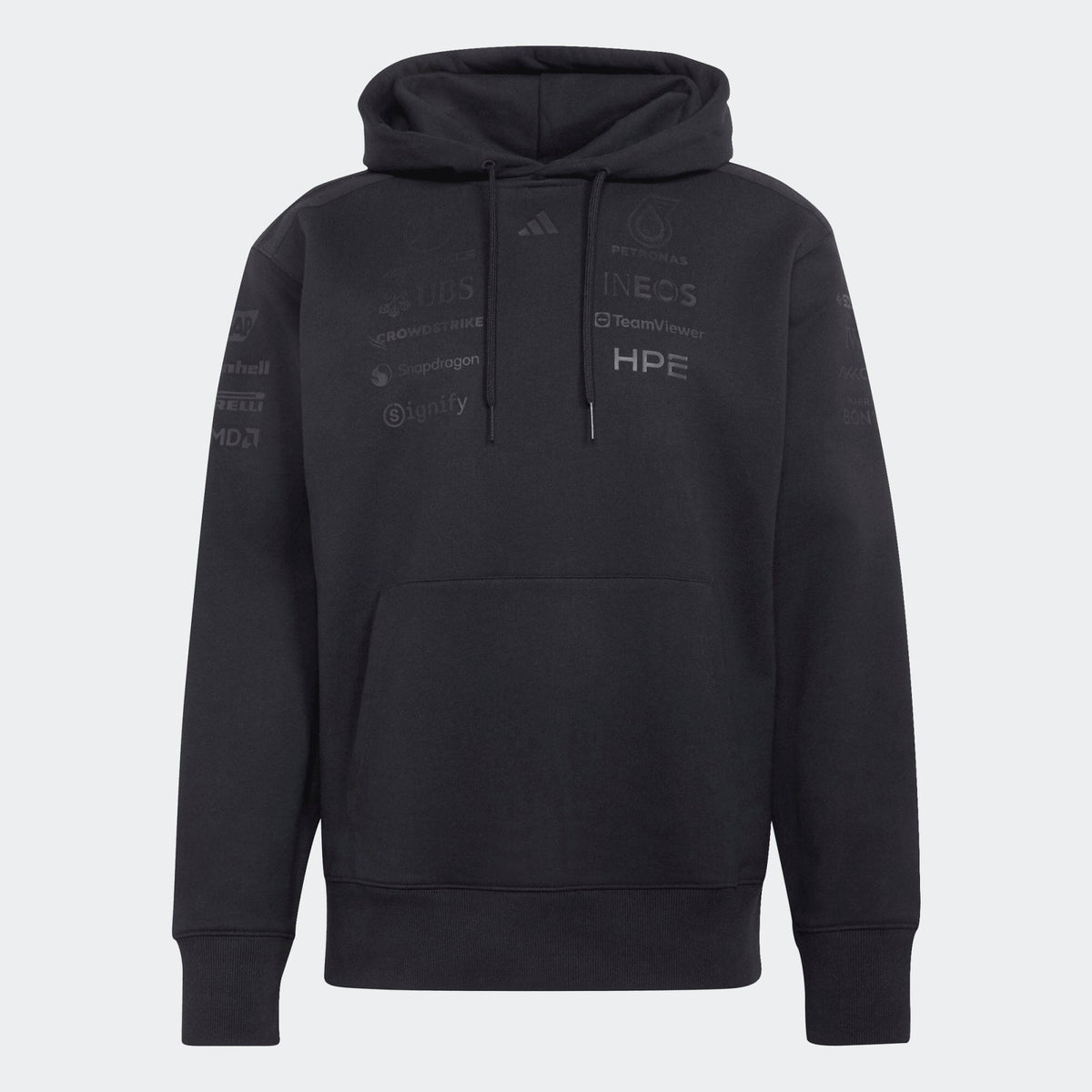Mercedes AMG Petronas F1 2026 Men's Team Night Collection Hoodd Sweatshirt Black