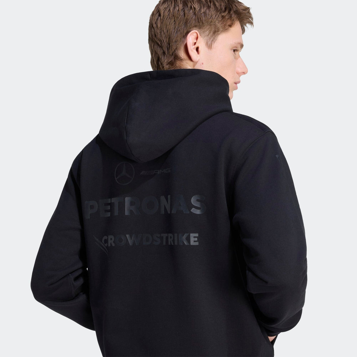 Mercedes AMG Petronas F1 2026 Men's Team Night Collection Hoodd Sweatshirt Black