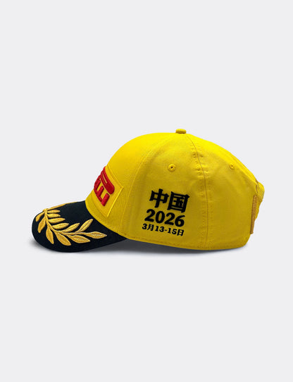 Pirelli Podium Special Edition 2026 China GP 1st Place Hat Yellow