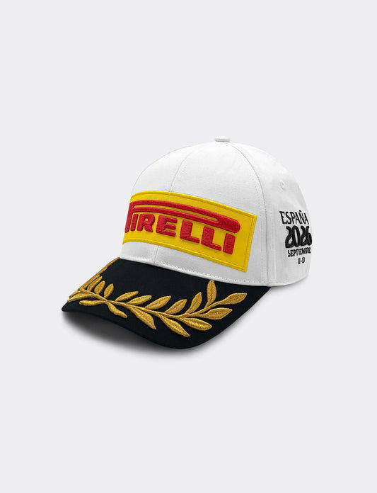 Pirelli Podium Special Edition 2026 Madrid Spain GP 1st Place Hat White