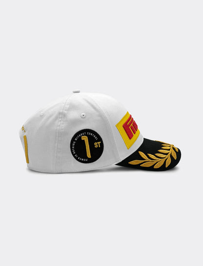 Pirelli Podium Special Edition 2026 Madrid Spain GP 1st Place Hat White