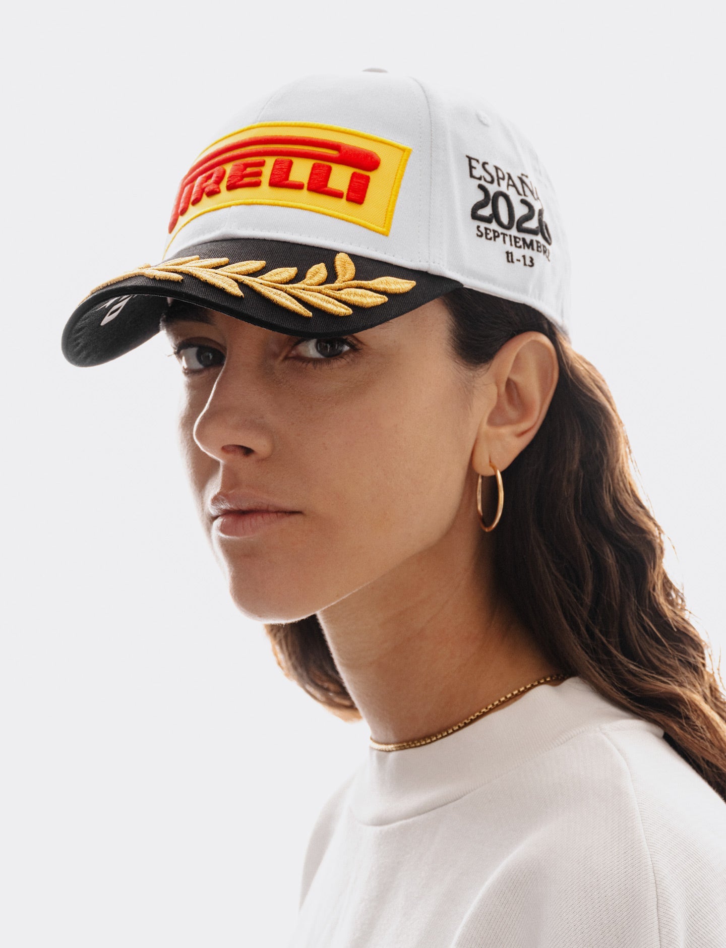 Pirelli Podium Special Edition 2026 Madrid Spain GP 1st Place Hat White