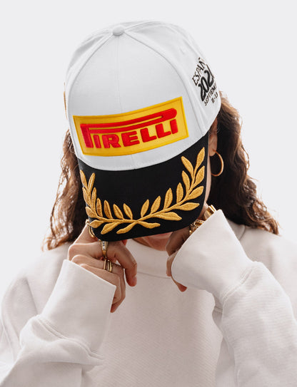 Pirelli Podium Special Edition 2026 Madrid Spain GP 1st Place Hat White