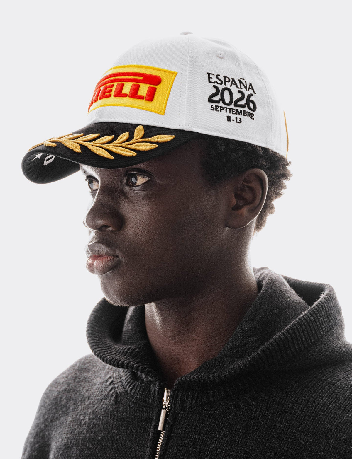 Pirelli Podium Special Edition 2026 Madrid Spain GP 1st Place Hat White