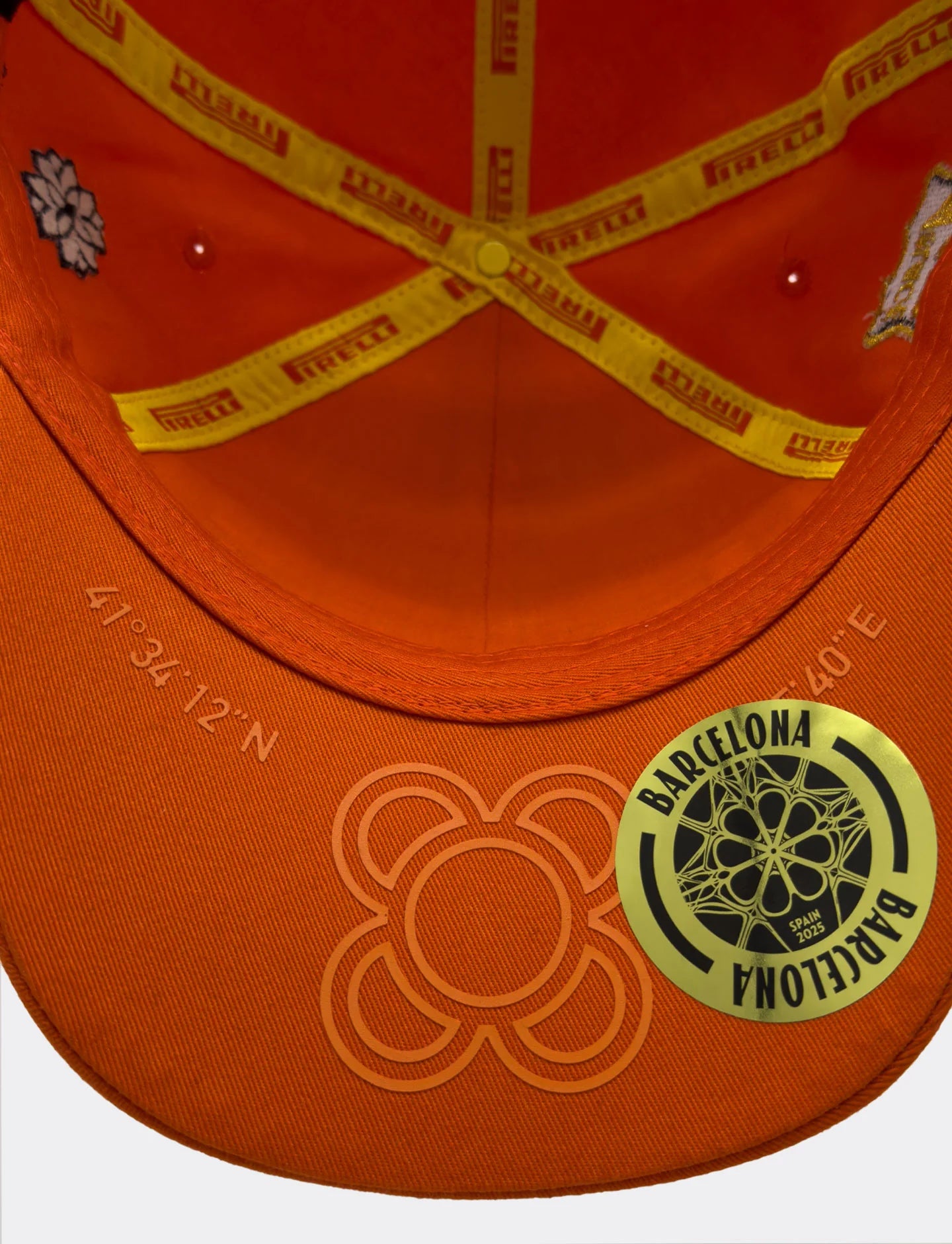 Pirelli Podium Special Edition Barcelona Spanish GP 1st Place Hat Orange