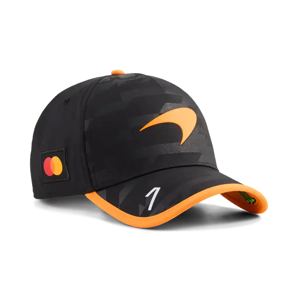 McLaren Racing F1 Special Edition Monaco GP 1,000th Race Lando Norris Hat Black