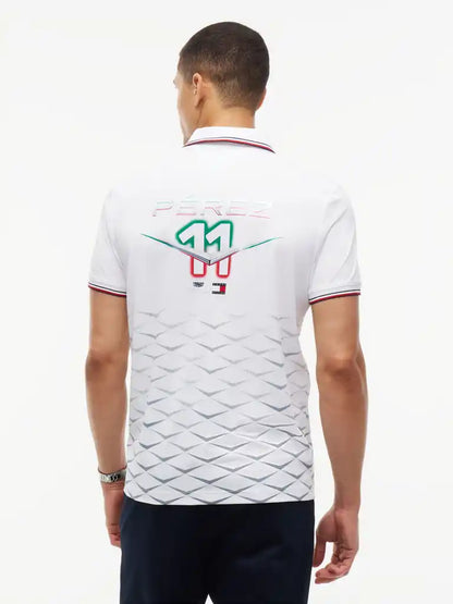 Cadillac F1 Racing 2026 SE Mexico GP Sergio "Checo" Perez Team Polo Shirt White