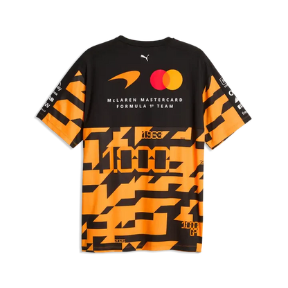 McLaren Racing F1 Special Edition Monaco GP 1,000th Race Team T-Shirt Orange/Black