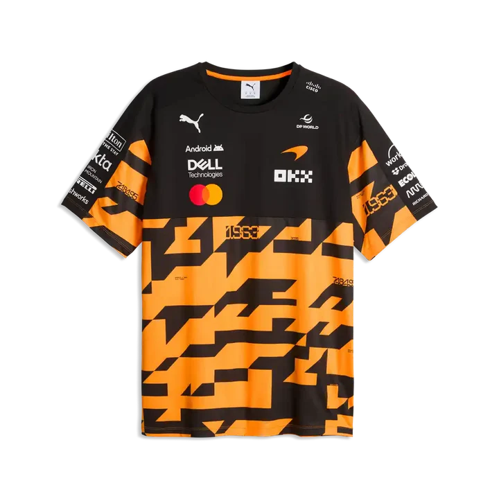 McLaren Racing F1 Special Edition Monaco GP 1,000th Race Team T-Shirt Orange/Black