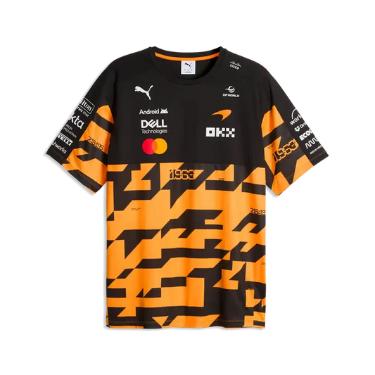 McLaren Racing F1 Special Edition Miami GP 1,000th Race Team T-Shirt Orange