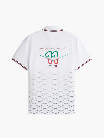 Cadillac F1 Racing 2026 SE Mexico GP Sergio "Checo" Perez Team Polo Shirt White
