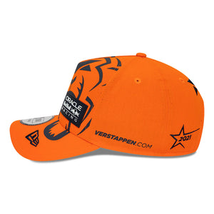 Red Bull Racing Max Verstappen Austria Race Special Orange A-Frame Trucker Cap Orange