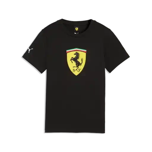 Scuderia Ferrari F1 Kids Shield T-Shirt Black