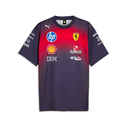 Scuderia Ferrari F1 2026 Special Edition China GP Team T-Shirt Deep Plum