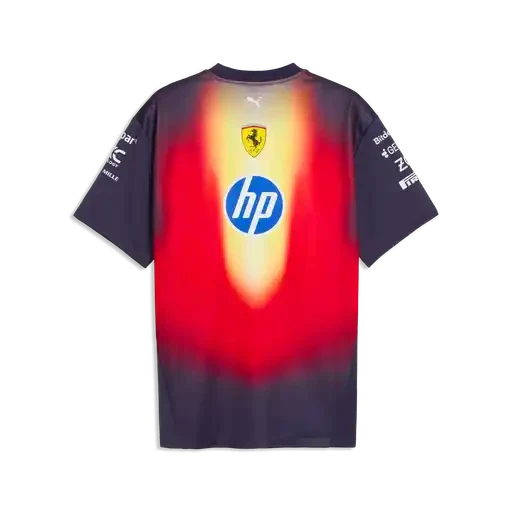 Scuderia Ferrari F1 2026 Special Edition China GP Team T-Shirt Deep Plum