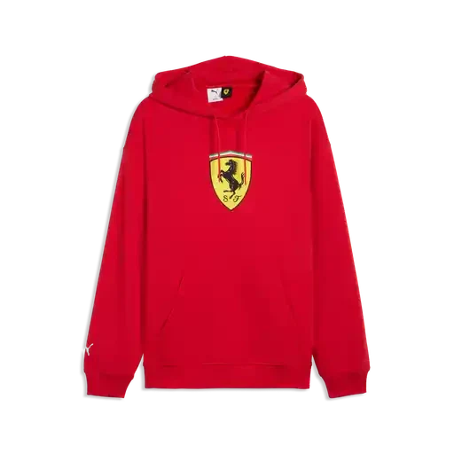 Scuderia Ferrari F1 Big Shield Hooded Sweatshirt Red