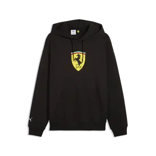 Scuderia Ferrari F1 Big Shield Hooded Sweatshirt Black