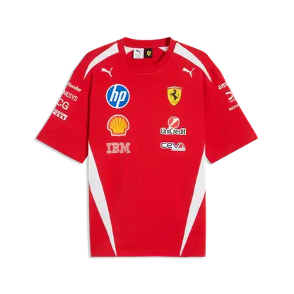Scuderia Ferrari F1 2026 Team Drivers T-Shirt Red