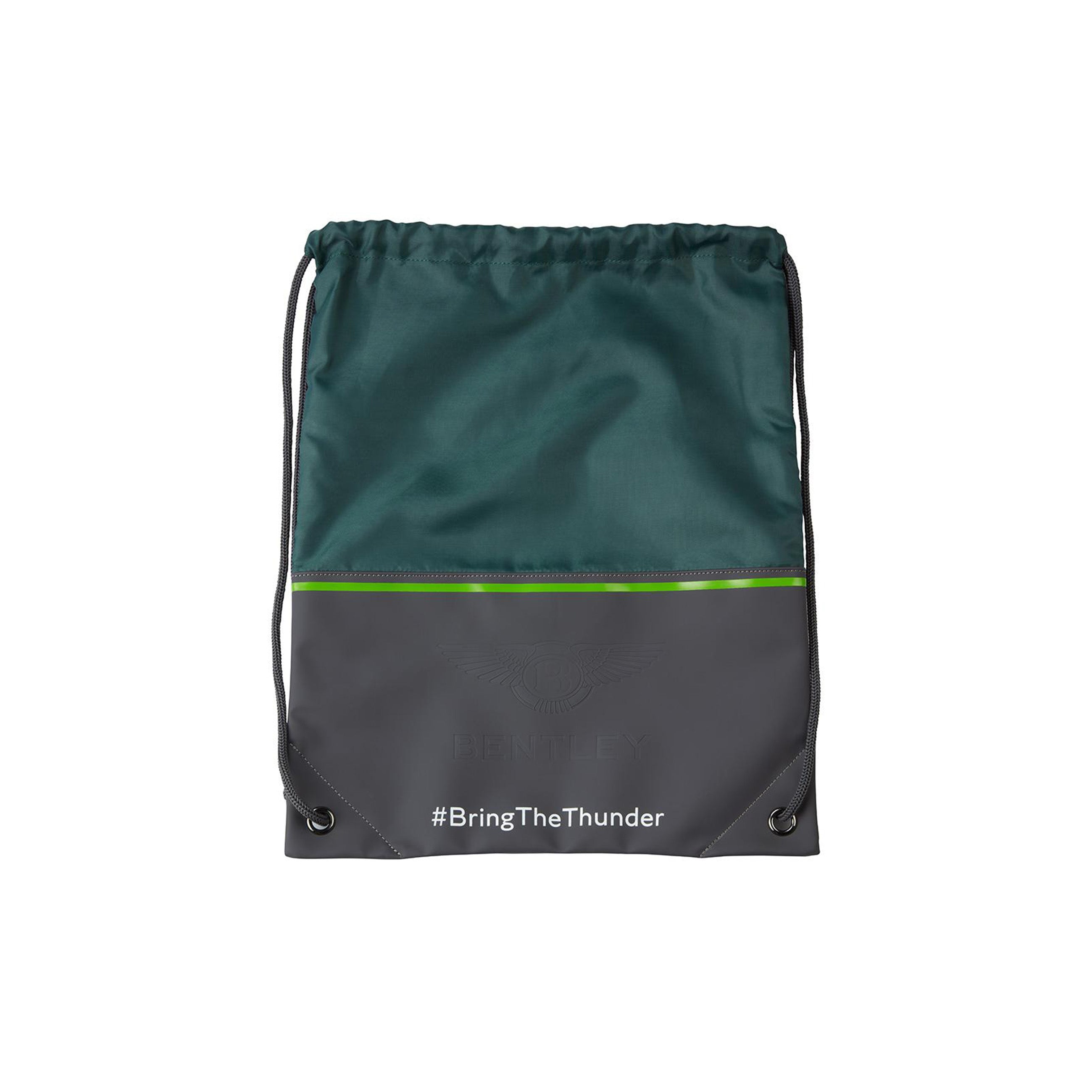 Bentley Motorsport Pullsbag String Bag Green/Grey