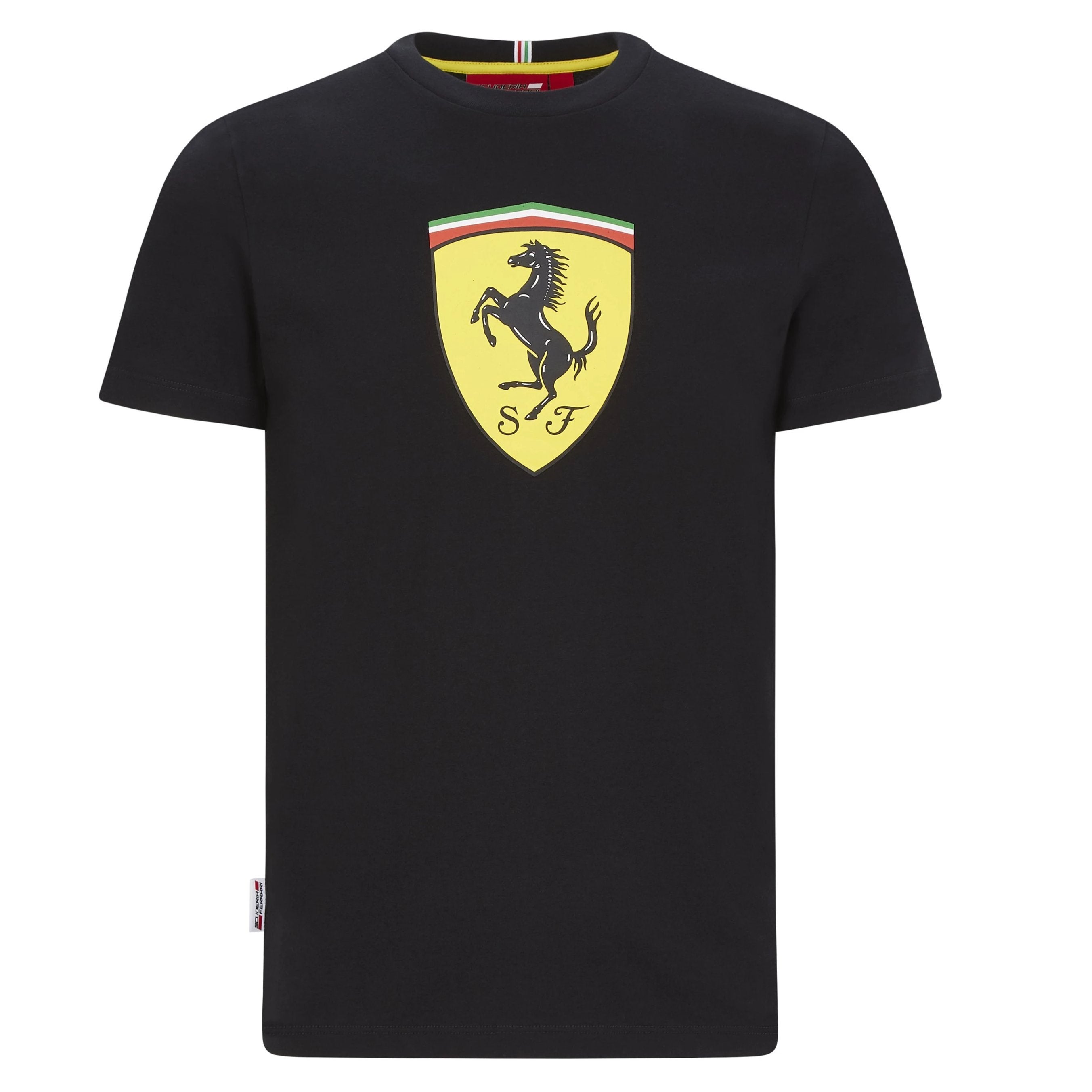 Scuderia Ferrari F1 Kids Large Shield T-Shirt Black