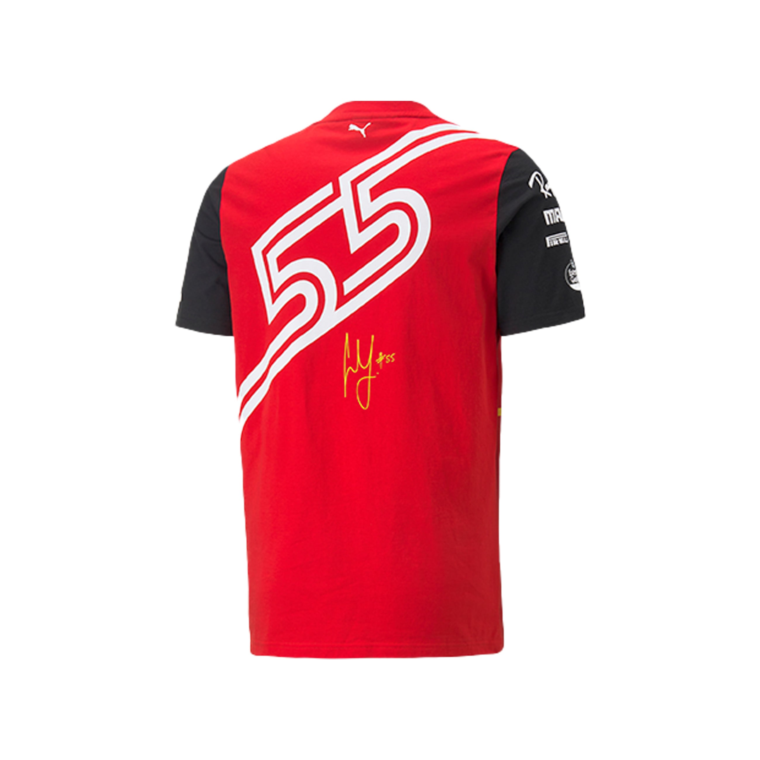 Scuderia Ferrari F1 Men's Carlos Sainz #55 Team T-Shirt Red