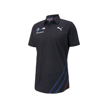 BMW Motorsport Team Men's Button Down Shirt Dark Gray
