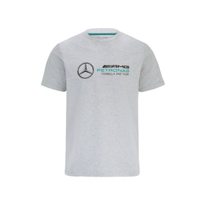 Mercedes AMG Petronas Motorsport Men's Logo T-Shirt Grey