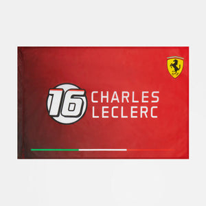 Scuderia Ferrari F1 Charles Leclerc #16 Flag Red