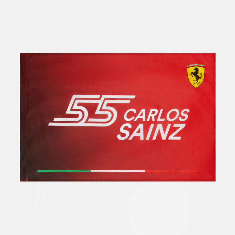 Scuderia Ferrari F1 Carlos Sainz #55 Flag Red