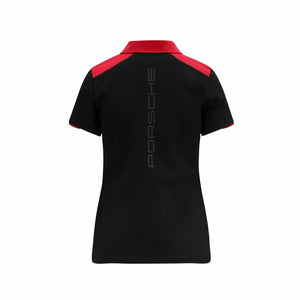 Porsche Motorsport Women's Fanwear Polo Shirt-Black