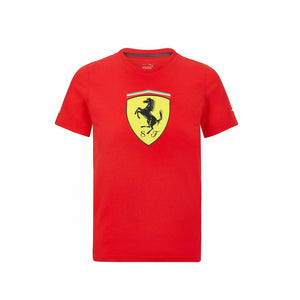 Scuderia Ferrari F1 Men's Large Shield T-Shirt Red