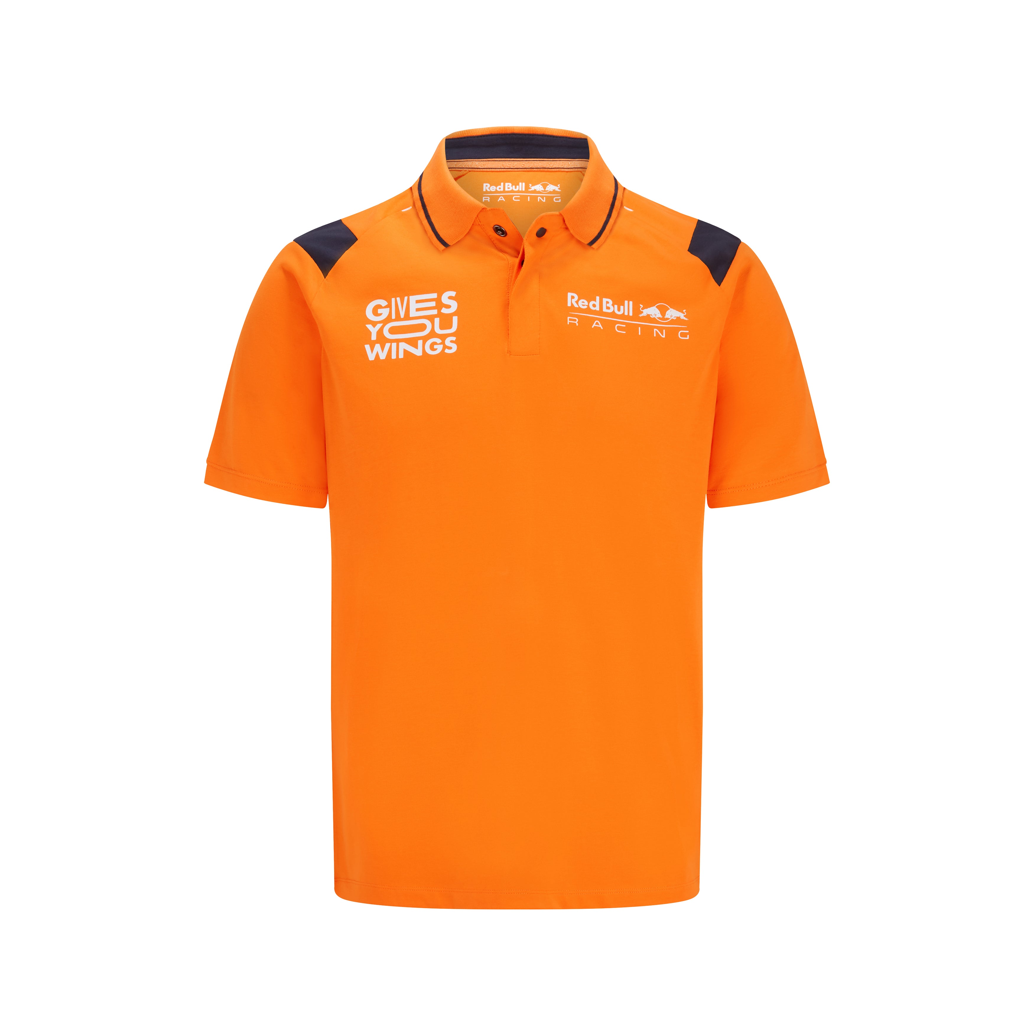 Red Bull Racing F1 Men's Max Verstappen Polo Shirt Orange