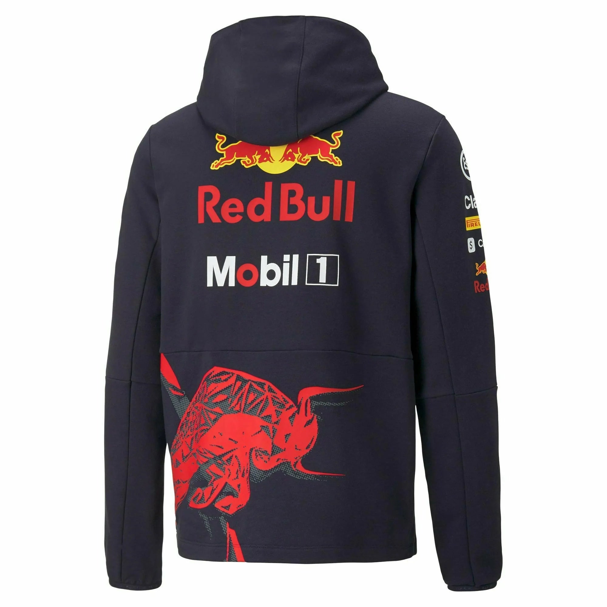 Red Bull Racing F1 Men's Team Hooded Sweatshirt Navy